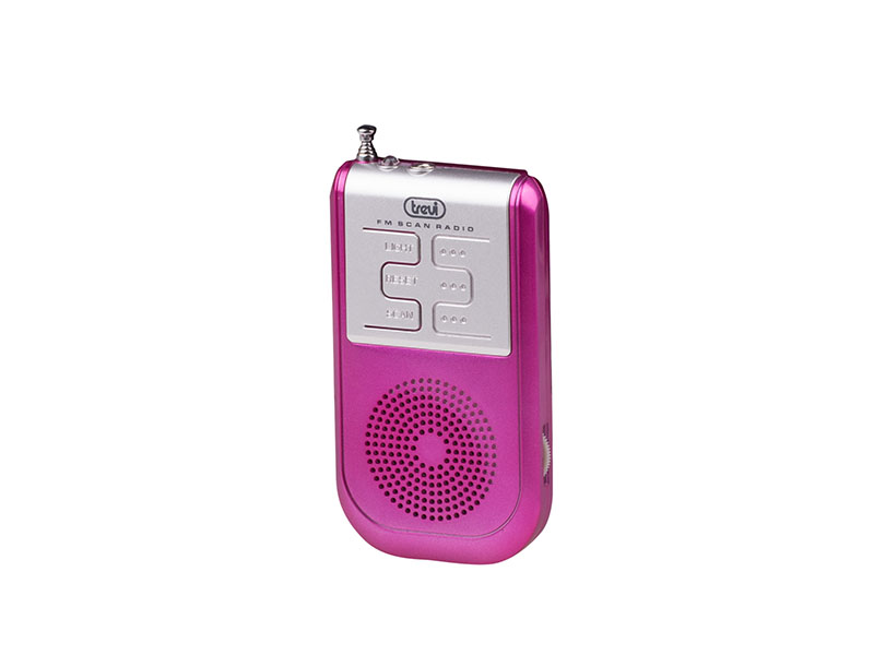 Radio Portatile Torcia LED TREVI RS 733 Fucsia