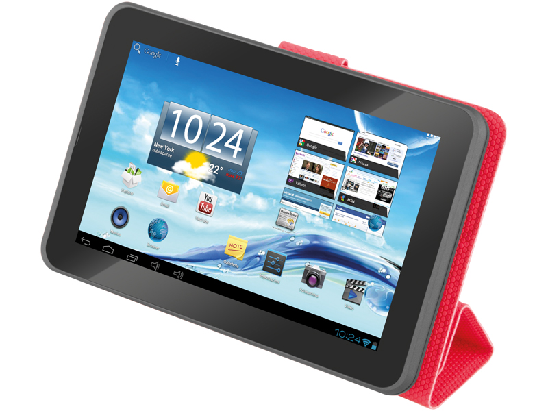 Custodia Universale A Libro Per Tablet 10-11” – Supporto Regolabile E Tasca Per Carte