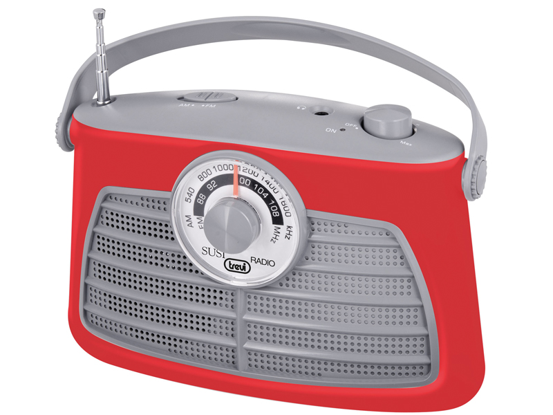 Radio Portatile 2 Bande TREVI RA 763 V Rosso