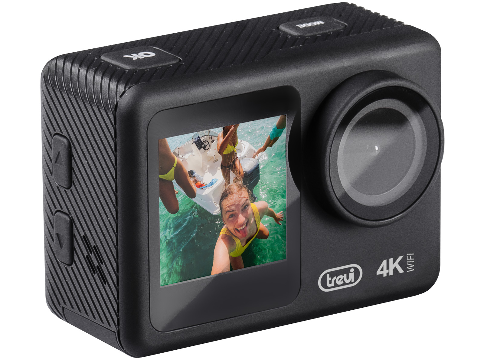 Jadfezy Action Cam 4K 30fps Con WiFi E Telecomando, Sports Cam Da 20 MP