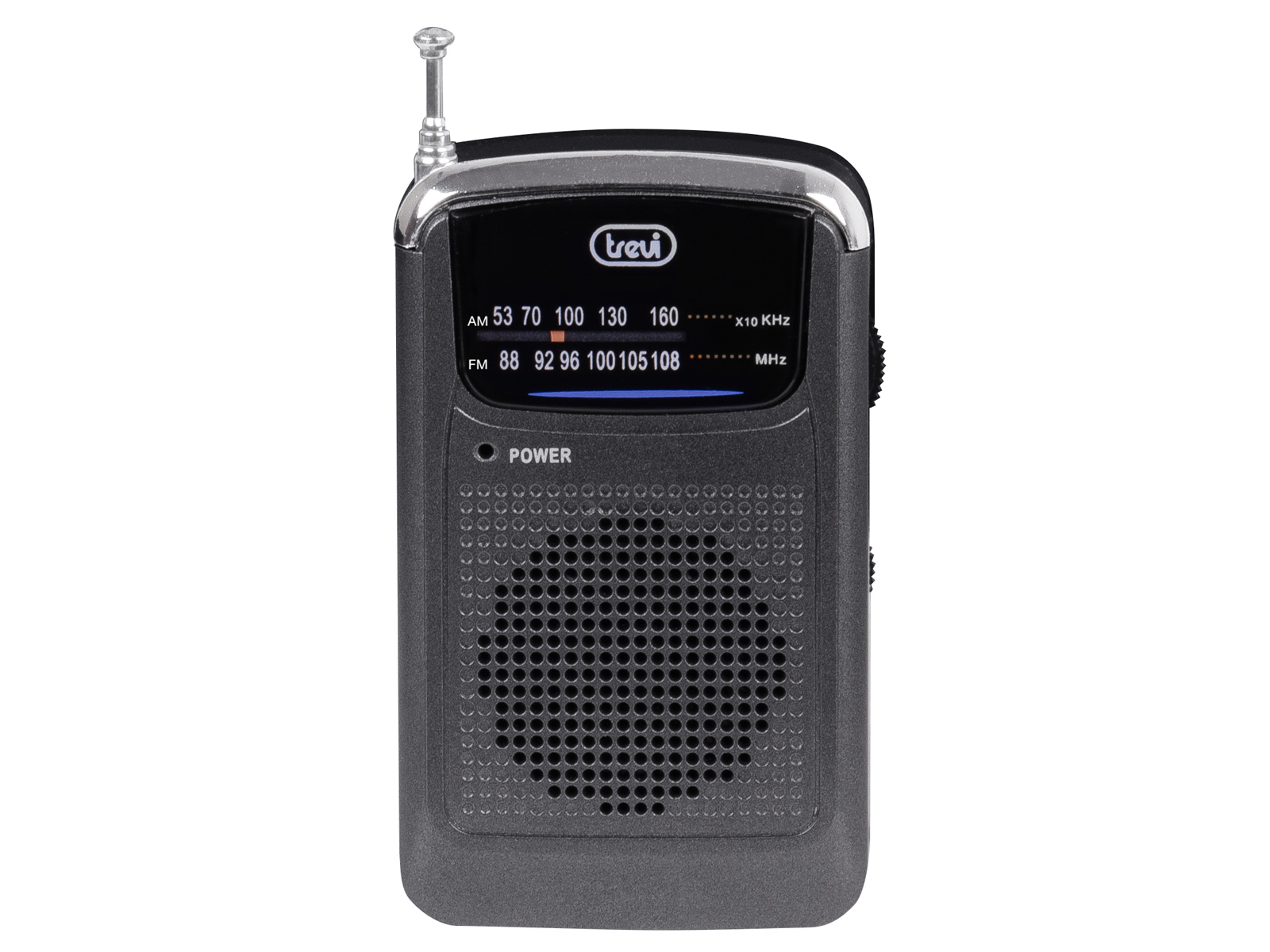 Radio Portable Trevi RA 710 - AM/FM, Prise Casque, Alimentation Par Piles AAA, Compacte Et Légère