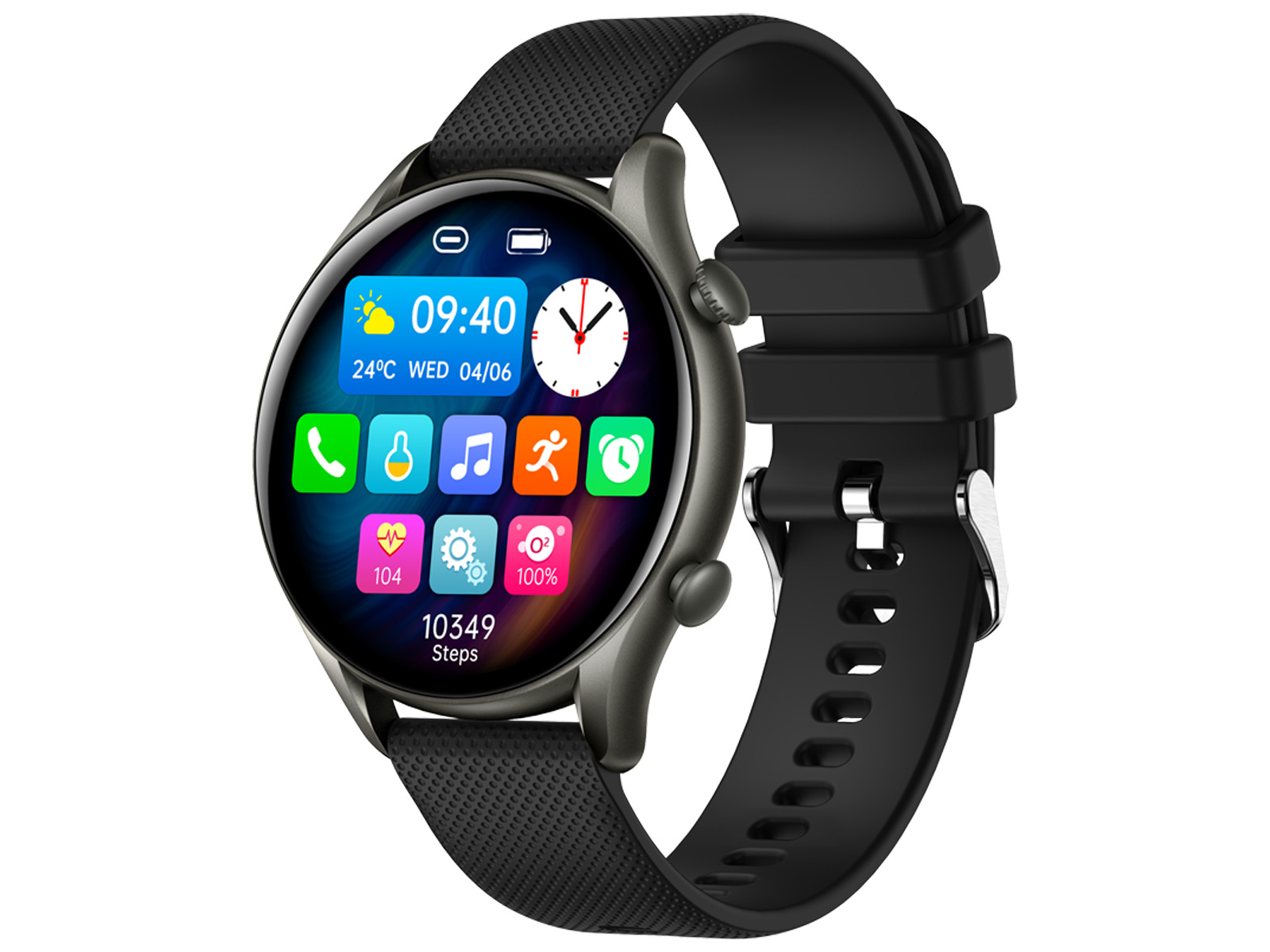 Smart Fitness Band Bracciale Cardio Pressione Sanguigna IP67 T-FIT 220 HB Nero Smart Fitness Band Bracciale Cardio Pressione Sanguigna IP67 T-FIT 220 HB Nero