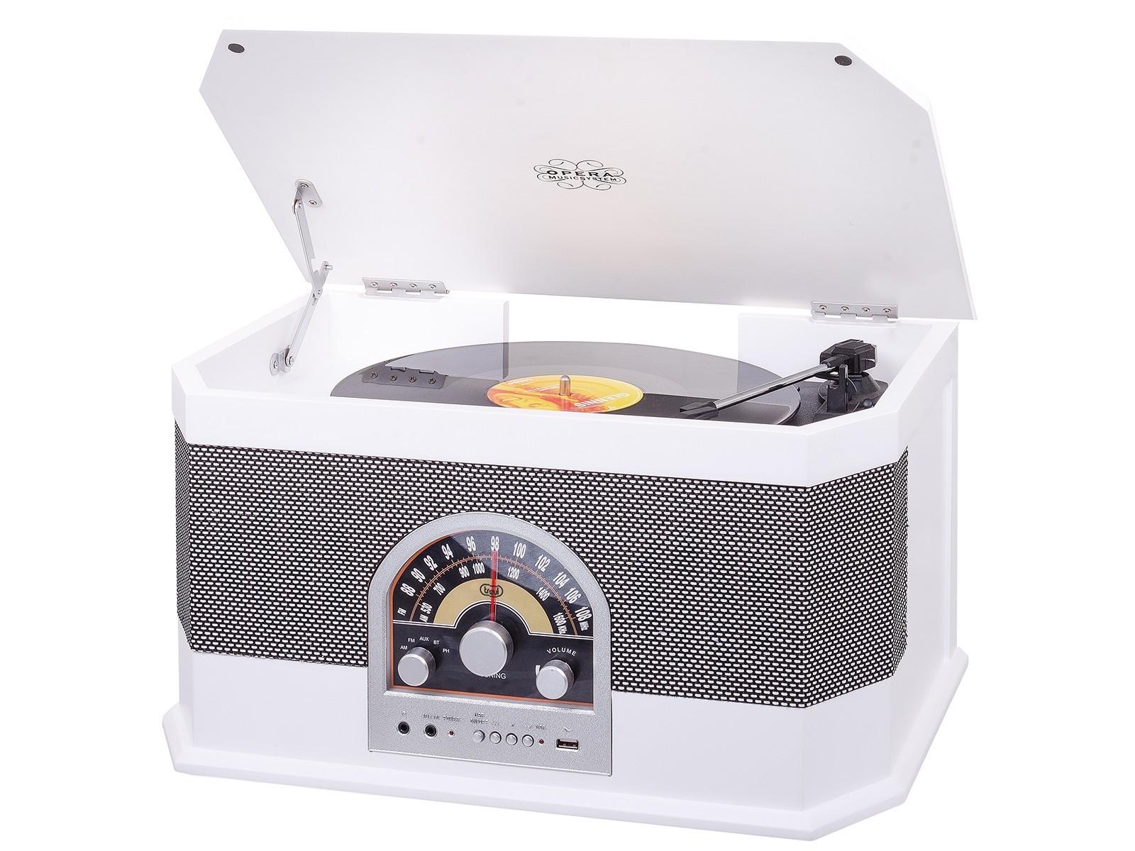 Giradischi Stereo DAB 25W Wireless USB SD AUX-IN Cassetta Encoding Giradischi Stereo DAB 25W Wireless USB SD AUX-IN Cassetta Encoding