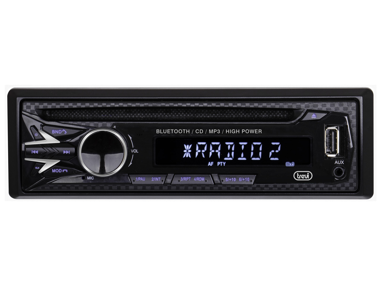 AUTORADIO STEREO BLUETOOTH CD USB AUX-IN TREVI XCD 5770 USB