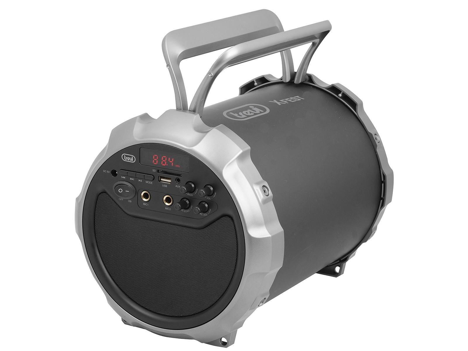 Trevi XFest XF 600 KB Altoparlante Portatile 80W Con Microfono NGS Singer Fire – Casse Karaoke Wireless Bluetooth, USB, SD, Ingressi Microfono, Luci Disco, Batteria Interna - 4
