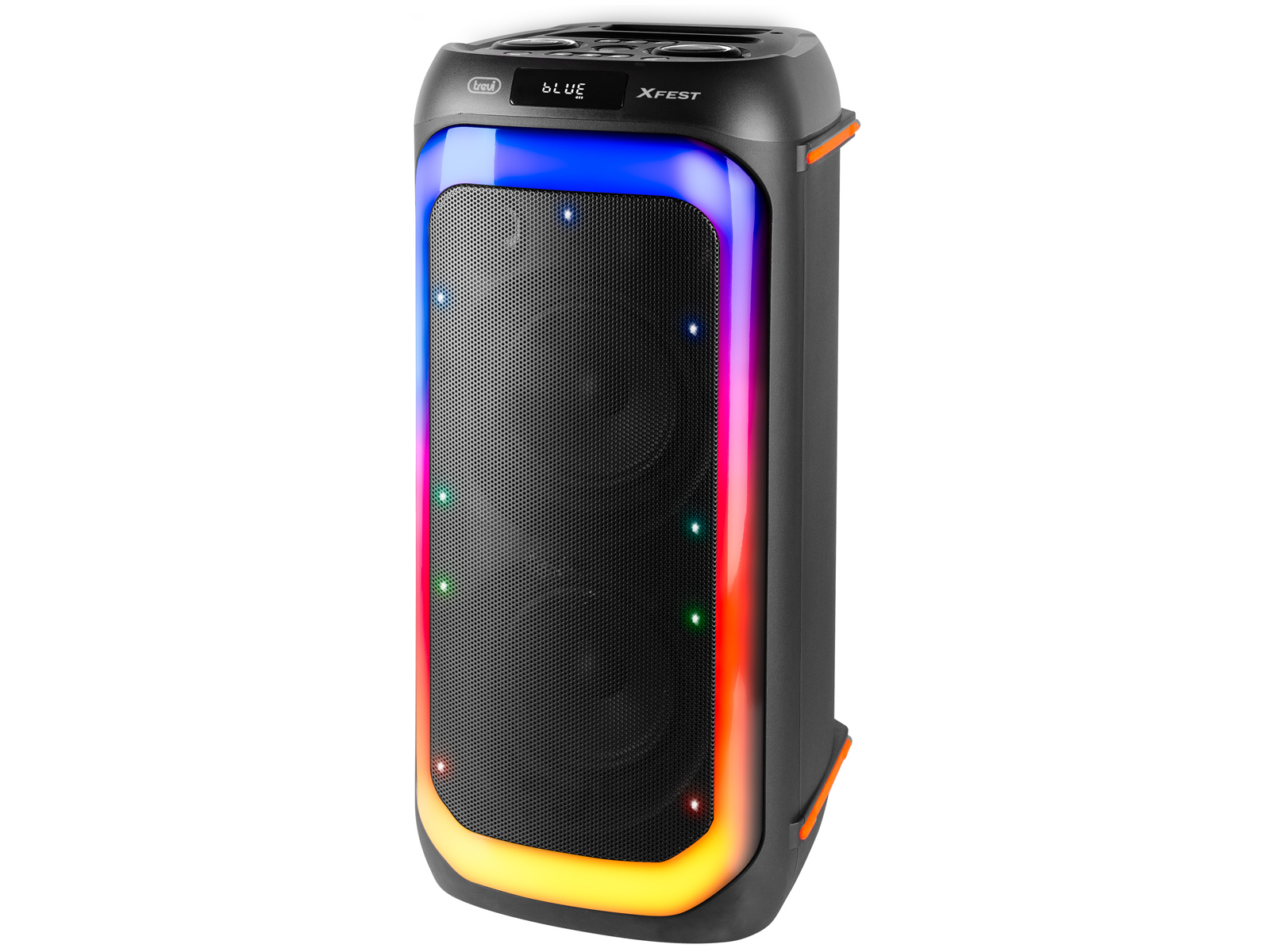 Trevi XFEST XF 950 KB Altoparlante Amplificato Portatile Con Trolley Mp3 Usb Bluetooth E Batteria Integrata Karaoke Party Speaker Con Microfono Incluso