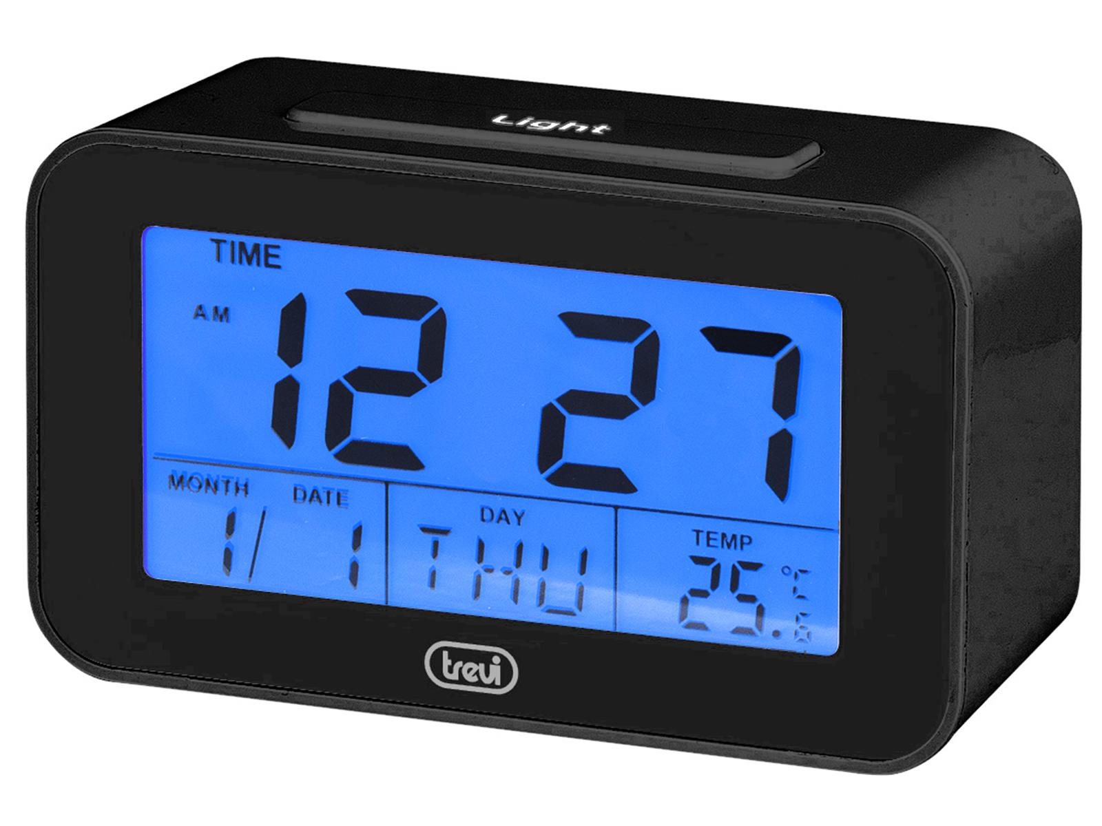 Orologio Digitale con Sveglia e Termometro Trevi SLD 3P50 Nero
